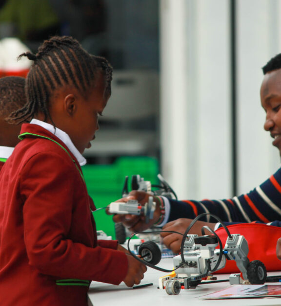 The Robotics program at Kiota School introduces learners to modern technology, engineering, and coding through hands-on experiences. It focuses on designing, building, and programming robots, helping students understand real-world technological applications.