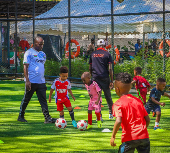 The Football Academy at Kiota School develops sports skills, teamwork, and discipline among learners. It provides structured training sessions that focus on improving football techniques and game understanding.