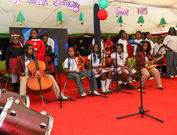 The Music program at Kiota School offers learners the opportunity to explore a wide range of musical instruments including piano, guitar, drums, and violin. It is designed to nurture creativity and provide a platform for self-expression through music.