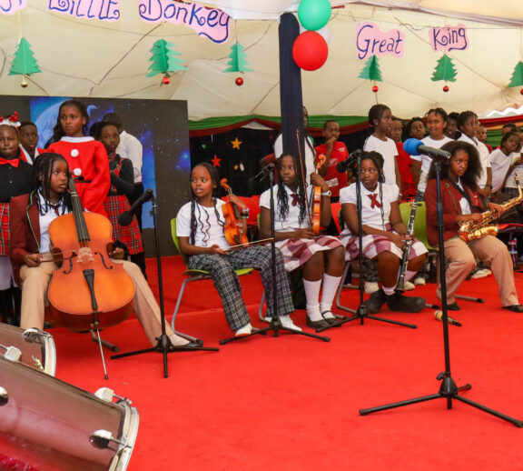The Music program at Kiota School offers learners the opportunity to explore a wide range of musical instruments including piano, guitar, drums, and violin. It is designed to nurture creativity and provide a platform for self-expression through music.
