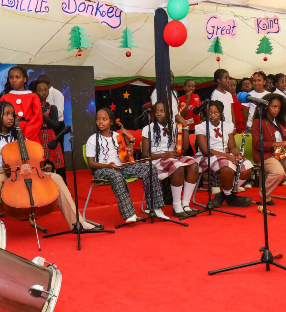 The Music program at Kiota School offers learners the opportunity to explore a wide range of musical instruments including piano, guitar, drums, and violin. It is designed to nurture creativity and provide a platform for self-expression through music.
