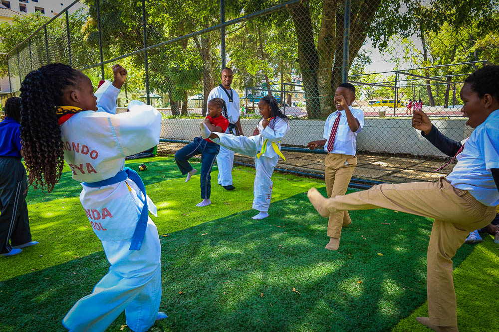The Taekwondo program at Kiota School focuses on martial arts training, discipline, and self-defense skills. It helps learners build physical strength, agility, and mental focus through structured training.